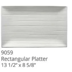Best 9059 White Dove Melamine Rectangle plate 13-1/2" - cozylivehome.com | we sell a wide range of comfortable household items Giftware