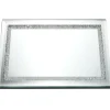 1492 16.5x11.8 Crystal Boarder Mirrored Leichter Tray - cozylivehome.com | we sell a wide range of comfortable household items^ Shop All