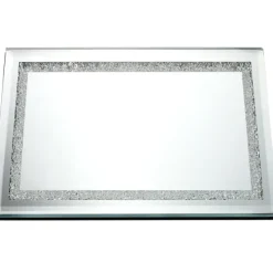 1492 16.5x11.8 Crystal Boarder Mirrored Leichter Tray - cozylivehome.com | we sell a wide range of comfortable household items^ Shop All
