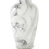 Online 16553A-2 White and Smokey Black Swirl Glass Vases 13 Inch - cozylivehome.com | we sell a wide range of comfortable household items Giftware