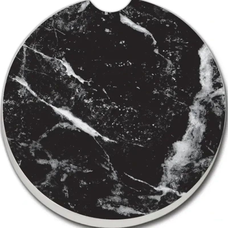 ABSORBENT CAR COASTER BLACK MARBLE - cozylivehome.com | we sell a wide range of comfortable household items^ Shop All