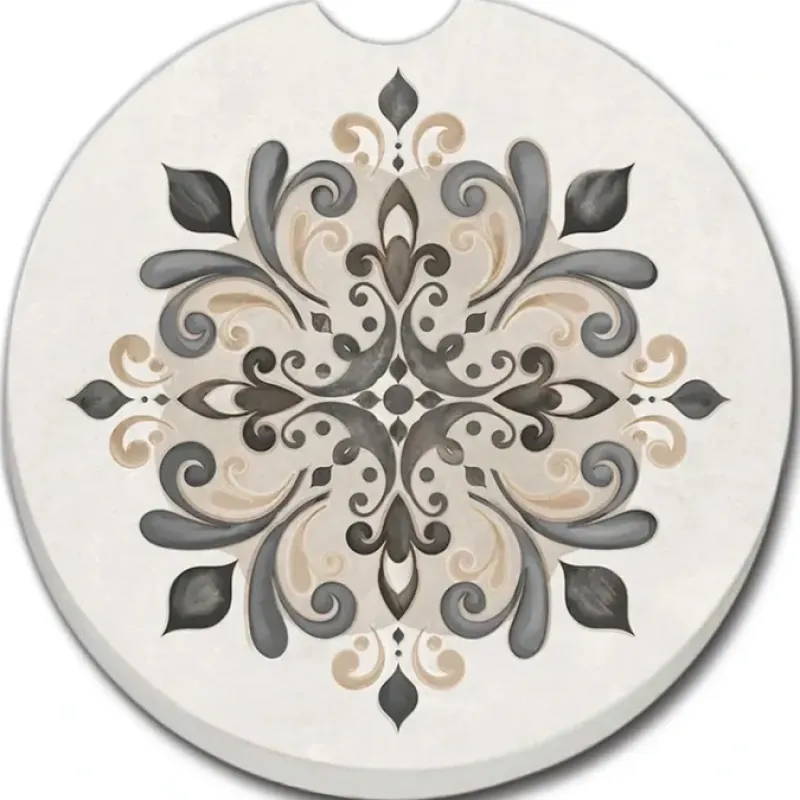 ABSORBENT CAR COASTER NEUTRAL MANDALA - cozylivehome.com | we sell a wide range of comfortable household items^ Shop All