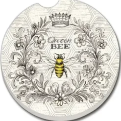 ABSORBENT CAR COASTER QUEEN BEE - cozylivehome.com | we sell a wide range of comfortable household items^ Shop All