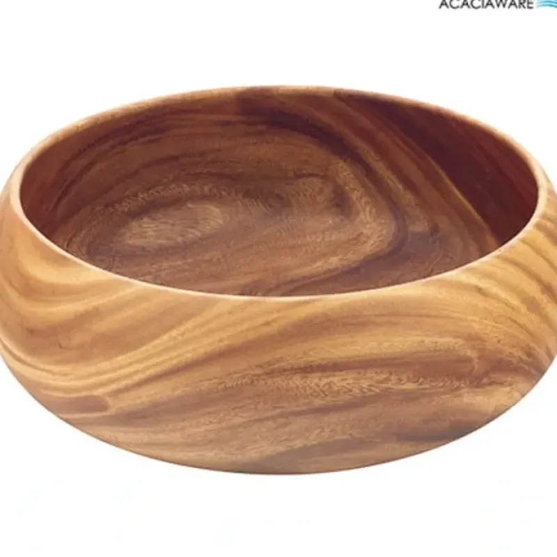 ACACIAWARE ROUND CALABASH BOWL 14"X 5" - cozylivehome.com | we sell a wide range of comfortable household items^ Shop All