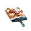 Discount ACB-1020-NWM Large Acacia Cheese Boards - Navy | White | Metallic - cozylivehome.com | we sell a wide range of comfortable household items Serveware