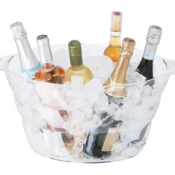 Best Sale Acrylic Oval Party Tub-18.5" x 11", Clear, 18.5" by 11" - cozylivehome.com | we sell a wide range of comfortable household items Giftware