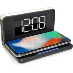 ALARM CLOCK w- WIRELESS CHARGR DUAL ALARM, DATE, TEMPERATURE - cozylivehome.com | we sell a wide range of comfortable household items^ Shop All
