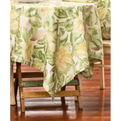 APRIL CORNELL MAGNOLIA OUTDOOR TABLECLOTH 54X54 - cozylivehome.com | we sell a wide range of comfortable household items^ Shop All