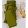 APRIL CORNELL NAPKIN ESSENTIAL SET OF 4 18" OLIVE - cozylivehome.com | we sell a wide range of comfortable household items^ Shop All