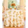 APRIL CORNELL TABLECLOTH ROUND PRAIRIE FLOWER ECRU 88" - cozylivehome.com | we sell a wide range of comfortable household items^ Shop All