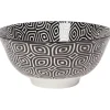 ASIAN BOWL BLACK /WHITE GEO 6" - cozylivehome.com | we sell a wide range of comfortable household items^ Shop All