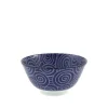 ASIAN BOWL COBALT SWIRLS 5" - cozylivehome.com | we sell a wide range of comfortable household items^ Shop All