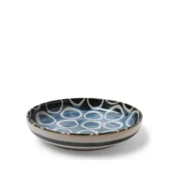 ASIAN BOWL RUSTIC WHITE CIRCLES 7.75" X 1.5" - cozylivehome.com | we sell a wide range of comfortable household items^ Shop All