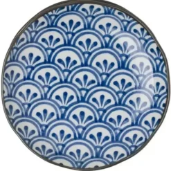 ASIAN PLATE BL/WH HANA SEIGAH 6" - cozylivehome.com | we sell a wide range of comfortable household items^ Shop All