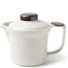 ASIAN TEA POT W/STRAINER 16OZ WHITE/REACTIVE GLAZE - cozylivehome.com | we sell a wide range of comfortable household items^ Shop All