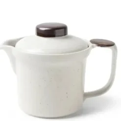 ASIAN TEA POT W/STRAINER 16OZ WHITE/REACTIVE GLAZE - cozylivehome.com | we sell a wide range of comfortable household items^ Shop All