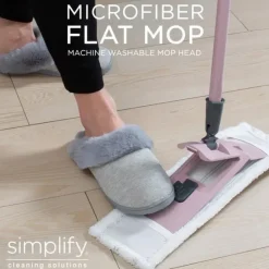 15187-AST Microfiber Flat Mop W, Broomstick Handle - cozylivehome.com | we sell a wide range of comfortable household items^ Shop All