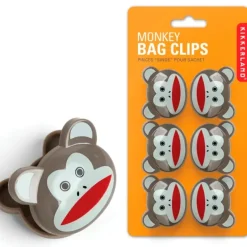 BAG CLIPS MONKEYS S/6 - cozylivehome.com | we sell a wide range of comfortable household items^ Shop All