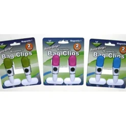BAG CLIPS,MAGNETIC- 2PK. - cozylivehome.com | we sell a wide range of comfortable household items^ Shop All