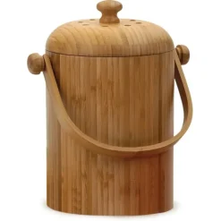BAMBOO COMPOST PAIL - cozylivehome.com | we sell a wide range of comfortable household items^ Shop All