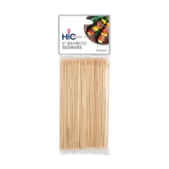 BAMBOO SKEWERS 6" 100 CT - cozylivehome.com | we sell a wide range of comfortable household items^ Shop All