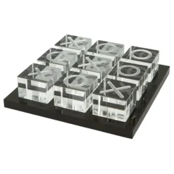 Discount BBB42733 ACRYLIC TIC TAC WITH ACRYLIC BOARD - BLK/CLEAR - cozylivehome.com | we sell a wide range of comfortable household items Giftware