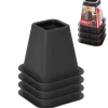 Best BED RISERS (patented) 4PK BLACK 6 INCH WITH PERFECT FIT WHEEL - cozylivehome.com | we sell a wide range of comfortable household items Housewares