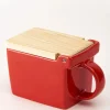 Bee House Ceramic Salt Box with Wooden Lid - cozylivehome.com | we sell a wide range of comfortable household items^ Shop All