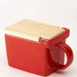 Bee House Ceramic Salt Box with Wooden Lid - cozylivehome.com | we sell a wide range of comfortable household items^ Shop All