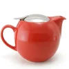 BEE HOUSE ROUND CERAMIC TEAPOT 24OZ TOMATO - cozylivehome.com | we sell a wide range of comfortable household items^ Shop All