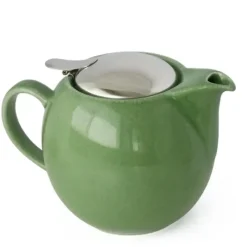 BEE HOUSE ROUND CERAMIC TEAPOT 24OZ CRACKLE GREEN - cozylivehome.com | we sell a wide range of comfortable household items^ Shop All