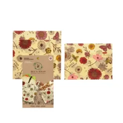 BEE'S WRAP SANDWICH & SNACK BAGS VEGAN MEADOW MAGIC - cozylivehome.com | we sell a wide range of comfortable household items^ Shop All