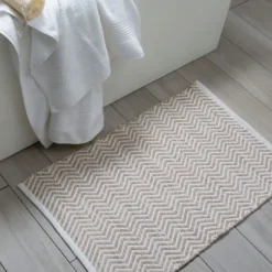 Bentley Reversible Bath Mat in Natural - cozylivehome.com | we sell a wide range of comfortable household items^ Shop All