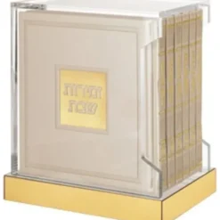 BE-PU-HC-GO/GO Bencher Set - Hard Cover Leather Books - Gold & Gold Holder - cozylivehome.com | we sell a wide range of comfortable household items^ Shop All