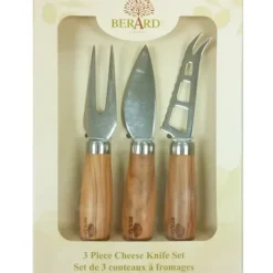 Berard Olive Wood 3PC Cheese Set - cozylivehome.com | we sell a wide range of comfortable household items^ Shop All