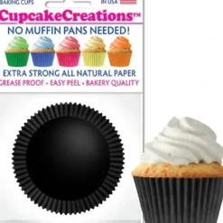 Black Cupcake Liner - cozylivehome.com | we sell a wide range of comfortable household items^ Shop All