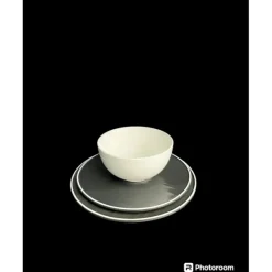 Black Grain Dinnerware Service For 4 Round - cozylivehome.com | we sell a wide range of comfortable household items^ Shop All