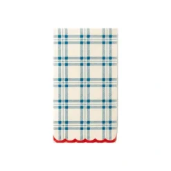 Blue Scallop Plaid Dinner Napkin - cozylivehome.com | we sell a wide range of comfortable household items^ Shop All