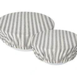 BOWL COVER SET TICKING STRIPE - cozylivehome.com | we sell a wide range of comfortable household items^ Shop All
