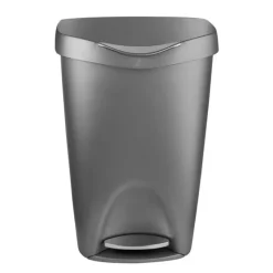 Best Sale BRIM STEP CAN 50L(13G) NICKEL - cozylivehome.com | we sell a wide range of comfortable household items Housewares