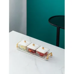 Store Bromei 3-pc Dip Set Gold - cozylivehome.com | we sell a wide range of comfortable household items Giftware