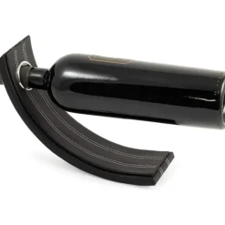 Cheap BS916 Balancing Wine Stand Black Leather - cozylivehome.com | we sell a wide range of comfortable household items Giftware
