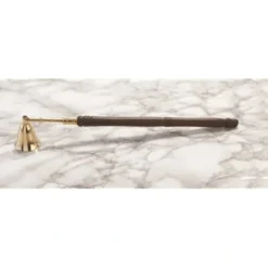 CANDLE SNUFFER BRASS/WOOD 11" - cozylivehome.com | we sell a wide range of comfortable household items^ Shop All