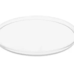 CC2224W Set of 4 Glass Chargers with White Rim - cozylivehome.com | we sell a wide range of comfortable household items^ Shop All