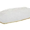 Flash Sale CD2528 Crushed Glass Oblong Tray with Gold Rim - 15"L x 9.5"W - cozylivehome.com | we sell a wide range of comfortable household items Giftware