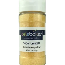 Store Celebakes Bumblebee Yellow Sugar Crystals, 4 oz. - cozylivehome.com | we sell a wide range of comfortable household items Foods