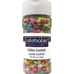 Fashion Celebakes Pastel Confetti Edible Confetti, 2.4 oz. - cozylivehome.com | we sell a wide range of comfortable household items Foods