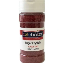 Shop Celebakes Rowdy Red Sugar Crystals, 4 oz. - cozylivehome.com | we sell a wide range of comfortable household items Foods