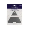 Celebakes Stainless Steel Triangle Cake Comb, 4" x 4" x 4" - cozylivehome.com | we sell a wide range of comfortable household items^ Shop All