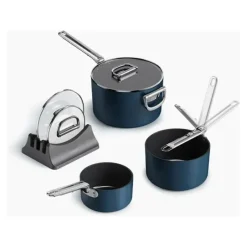 Ceramic Nonstick Space-Saving Saucepan Set-3 - cozylivehome.com | we sell a wide range of comfortable household items^ Shop All